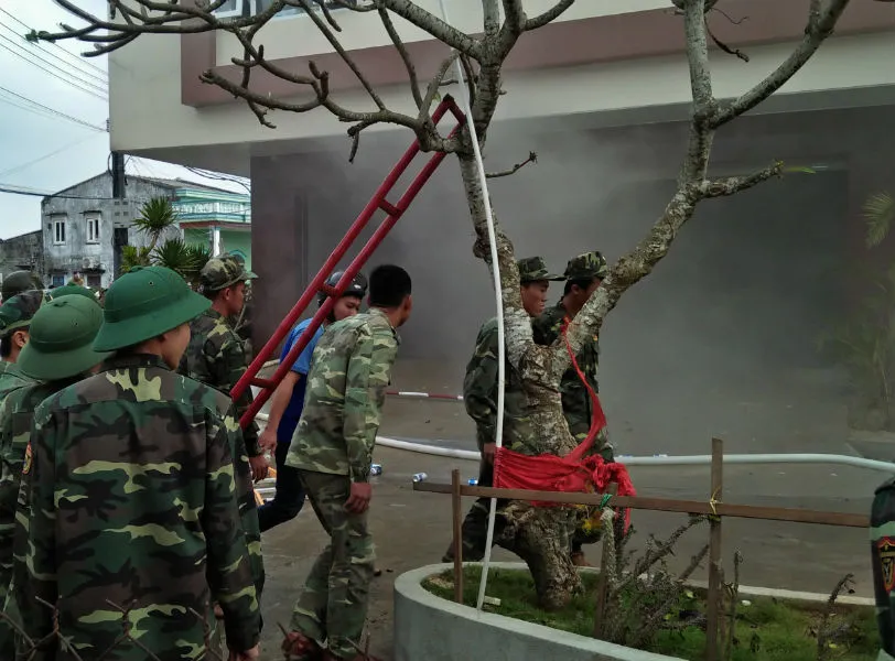 Cháy khách sạn ở Lý Sơn ảnh 2