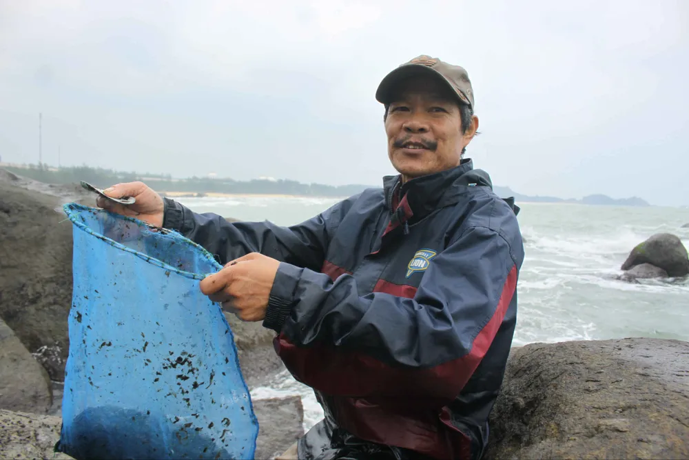 Chênh vênh trên đá khai thác rau mứt biển ảnh 7