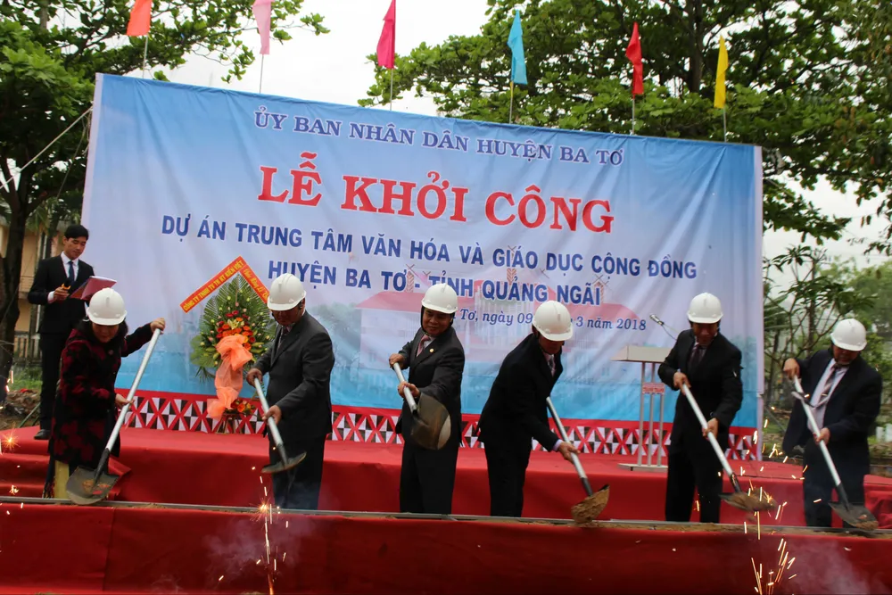 Trên 21,8 tỷ đồng xây dựng Trung tâm Văn hóa và Giáo dục cộng đồng huyện Ba Tơ  ảnh 1