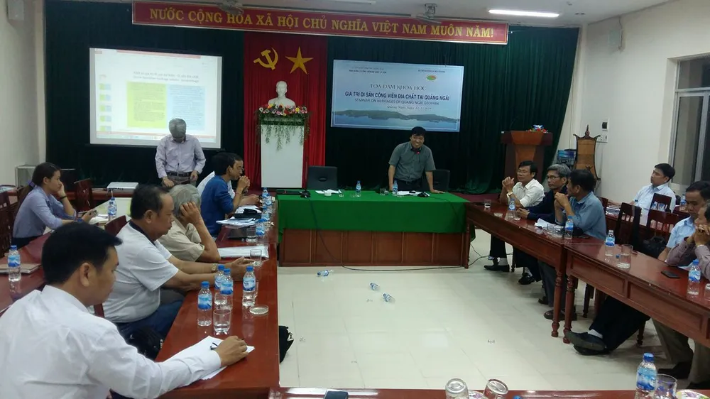 Tọa đàm giá trị di sản Công viên địa chất tại Quảng Ngãi ảnh 2