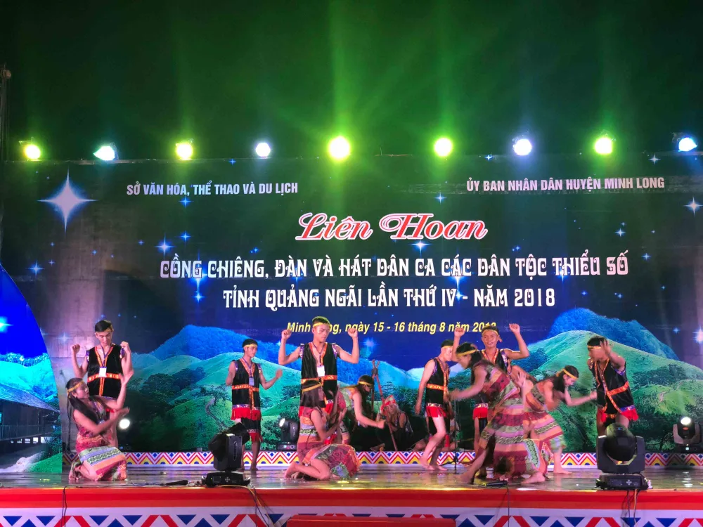 Liên hoan văn hóa cồng chiêng, đàn và hát dân ca các dân tộc thiểu số Quảng Ngãi ảnh 1