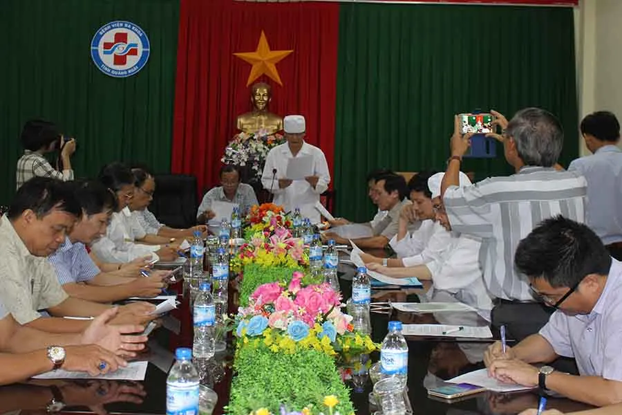 Quảng Ngãi: Bệnh nhân tử vong sau phẫu thuật do sốc phản vệ  ảnh 1