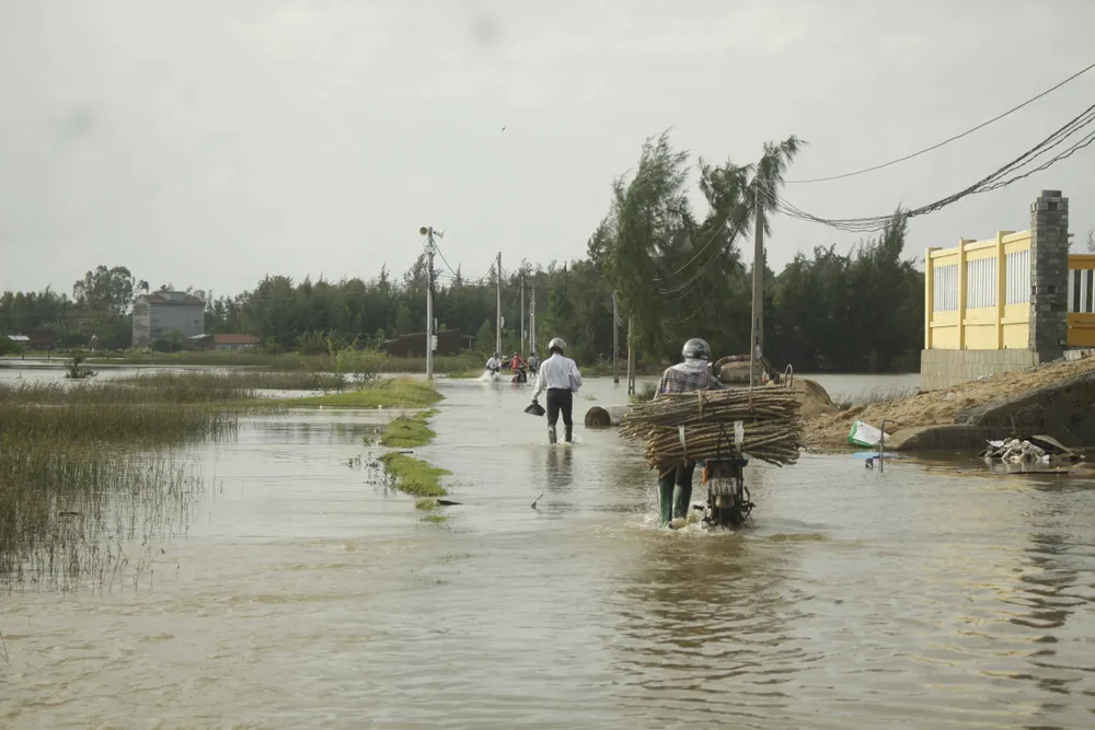 Lũ trên các sông Quảng Ngãi đạt đỉnh và đang xuống ảnh 1