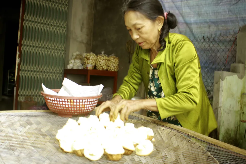 Làng đúc bánh thuẫn Quảng Ngãi vào tết ảnh 3