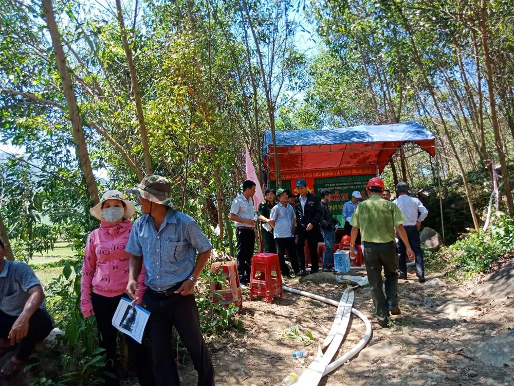 Diễn tập xử lý các tình huống cháy rừng ảnh 4