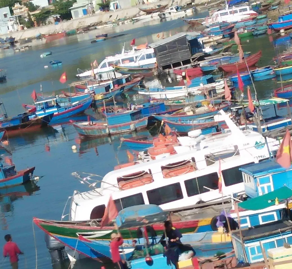 Tàu siêu tốc “lấn át” tàu cao tốc trong cuộc đua đến đảo Lý Sơn ảnh 3