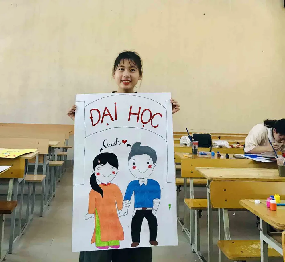 Vẽ hình HLV Park Hang-seo để cổ vũ thí sinh THPT Quốc gia năm 2019 ảnh 3