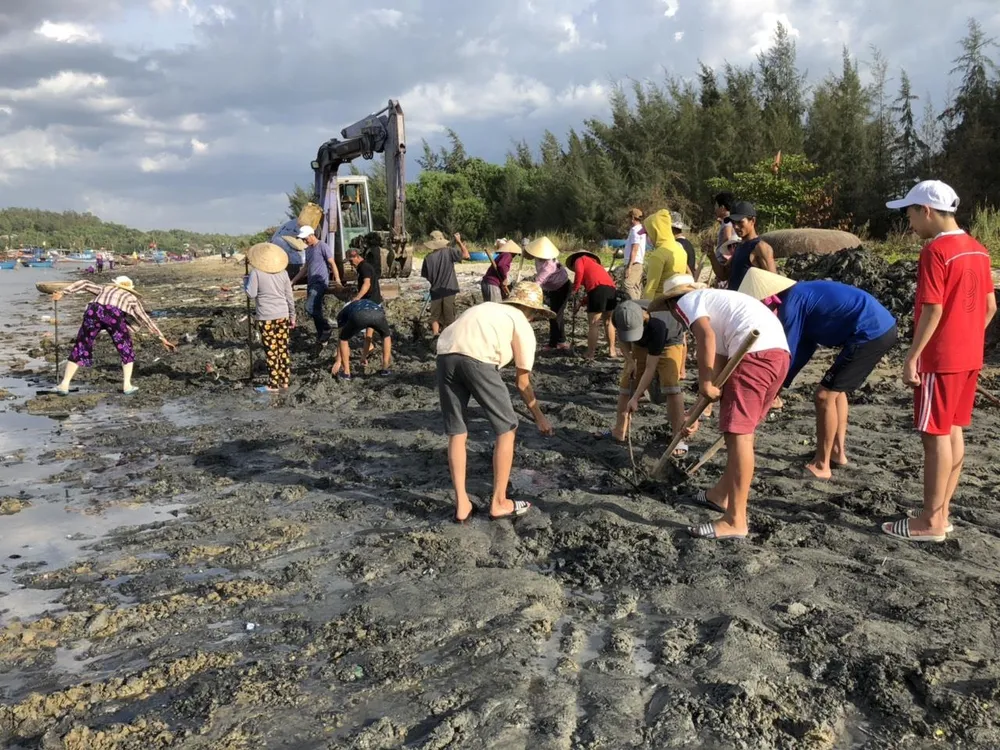 Chỉ 7 ngày, 140 người dân dọn sạch rác bãi biển Sa Cần ảnh 2