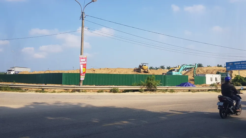 Xác định 3 bãi tạm trữ cát không phép ở Quảng Ngãi ảnh 1