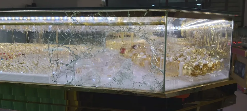 Đập vỡ kính lấy 4,5 cây vàng khi chủ tiệm đang xem bóng đá ảnh 1