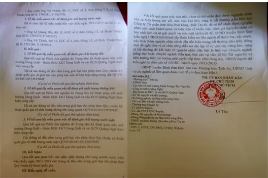 Sẽ tiếp tục quan trắc sau vụ cây cối, hoa màu khô héo gần Nhà máy thép Hòa Phát Dung Quất  ảnh 2