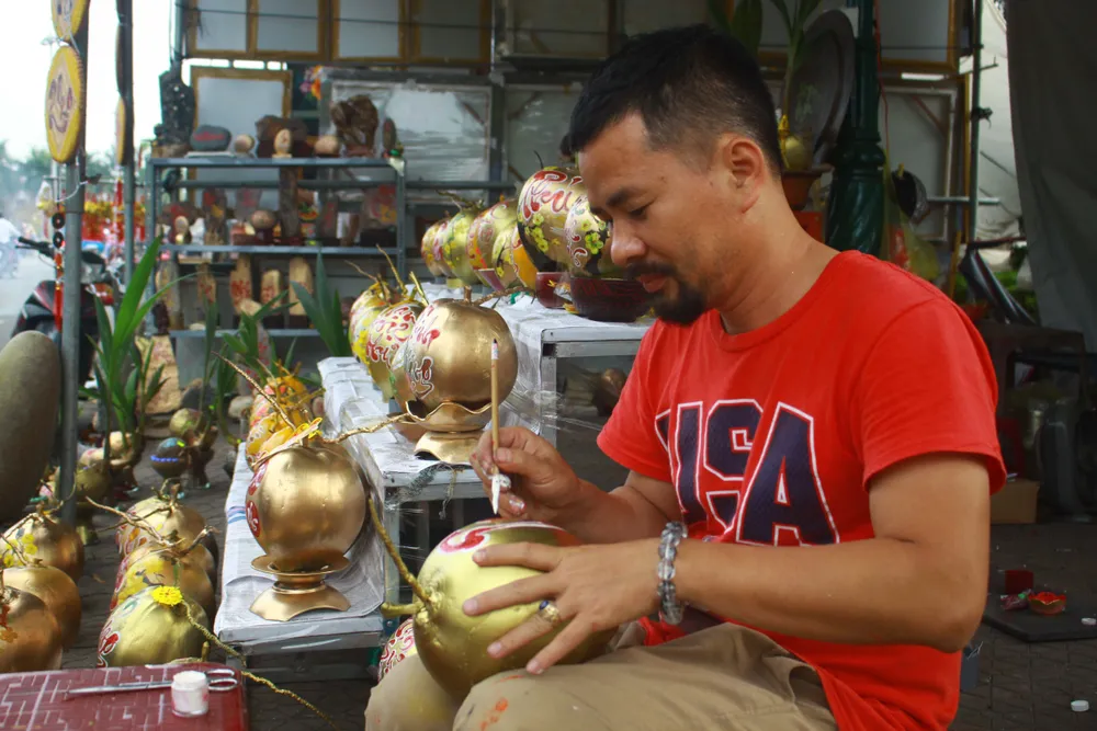 Quảng Ngãi: Nhộn nhịp chợ hoa sớm, hội xuân khai mở ảnh 5