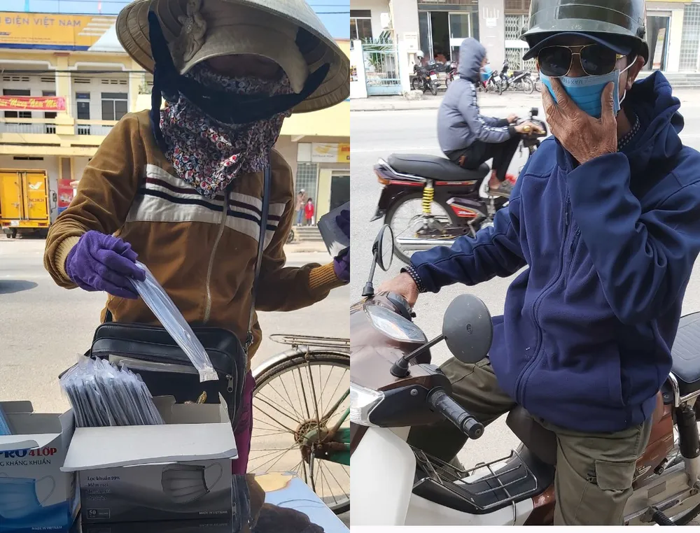 Nhiều nơi ở Quảng Ngãi phát khẩu trang y tế miễn phí phòng virus Corona ảnh 3