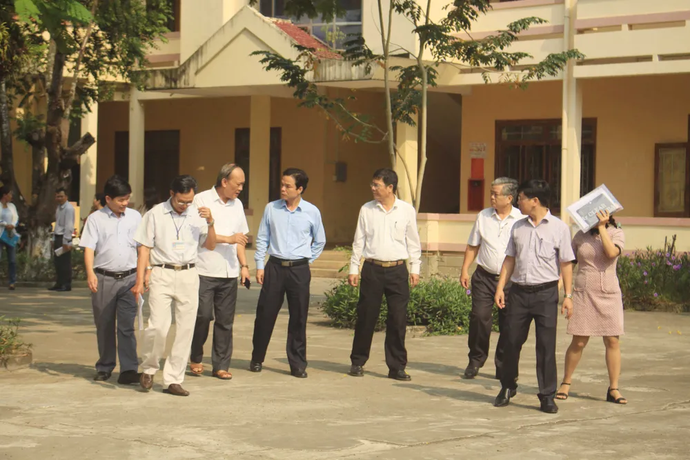 Quảng Ngãi: Kiểm tra công tác phòng dịch Covid-19 ở trường học ảnh 2