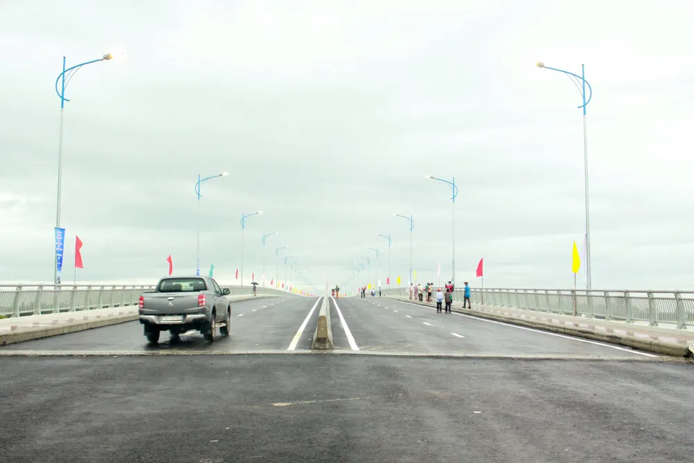 Khánh thành cầu Cổ Lũy bắc qua sông Trà Khúc  ảnh 1