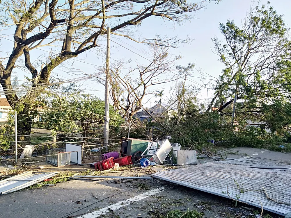 Quảng Ngãi tan hoang sau bão ảnh 5