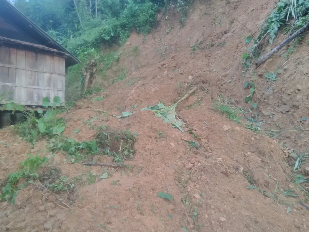 Quảng Ngãi di dời 300 người dân vì vết nứt núi sạt lở kéo dài ảnh 5