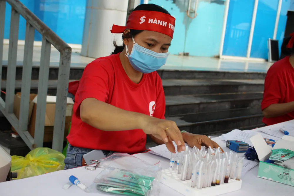 Quảng Ngãi: 600 người tham gia hiến máu tình nguyện  ảnh 3