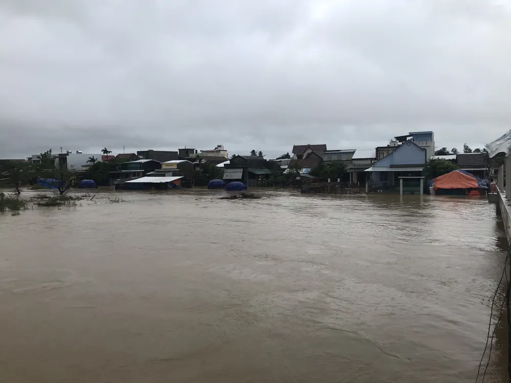 Lũ trên các sông ở Quảng Ngãi lên nhanh, sắp trên mức báo động 3 ảnh 3