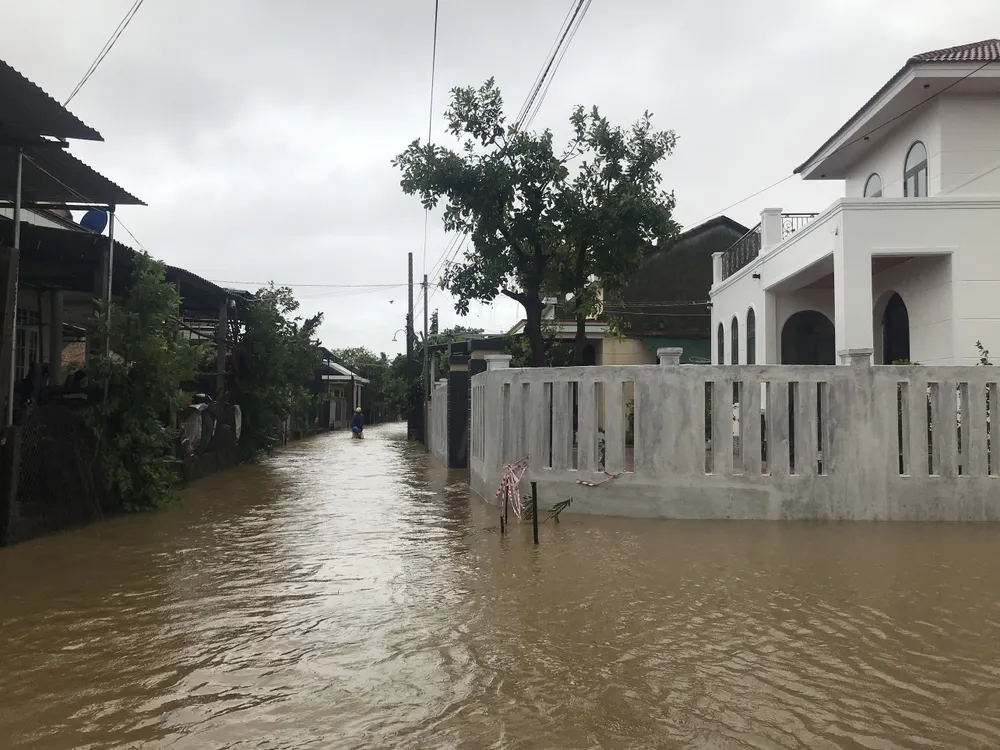 Lũ trên các sông ở Quảng Ngãi lên nhanh, sắp trên mức báo động 3 ảnh 7