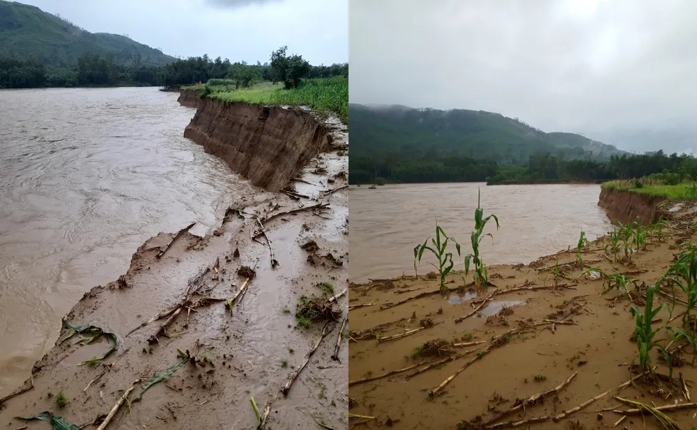 Quảng Ngãi: Sạt lở nghiêm trọng bờ sông Trà Bồng ảnh 2