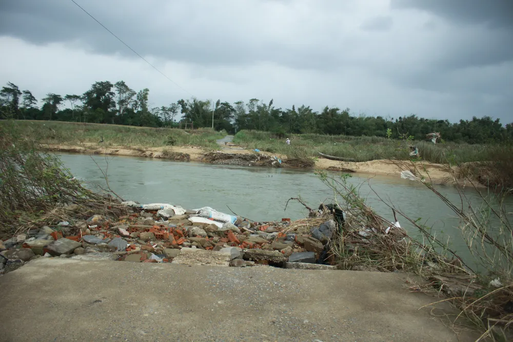 Quảng Ngãi: Hàng trăm hộ dân bị cô lập giữa sông Trà Khúc hơn 1 tháng qua ảnh 1