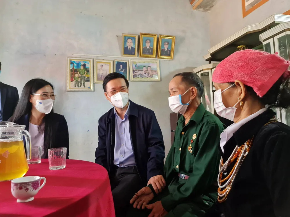 Thường trực Ban Bí thư Võ Văn Thưởng thăm, chúc tết tại Quảng Ngãi ảnh 2