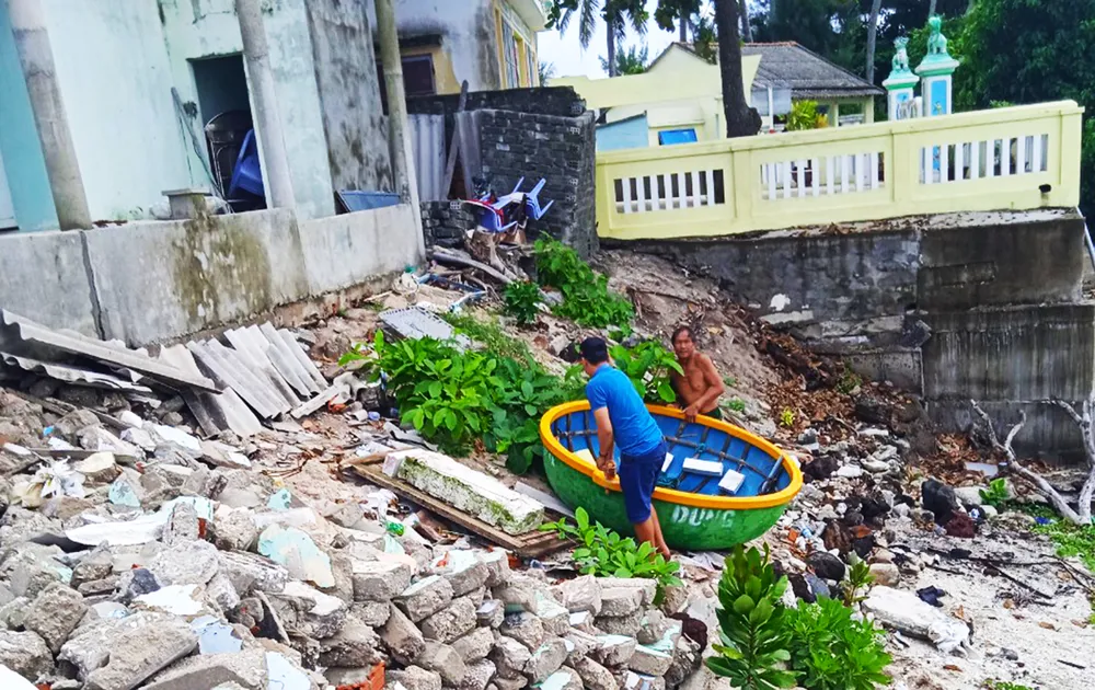 Đảo Lý Sơn tất bật chủ động ứng phó bão Noru ảnh 6