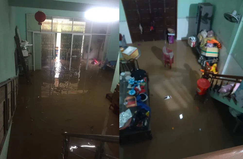 Quảng Ngãi: Lũ lên nhanh, nhiều khu vực ngập sâu, đường sạt lở ảnh 3