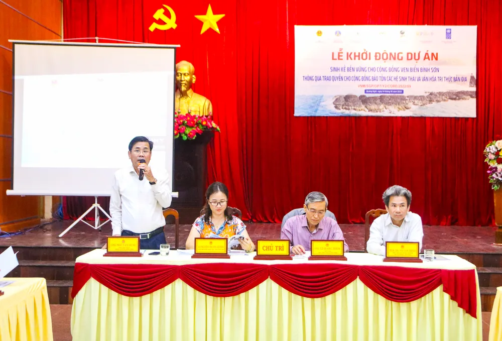 Quảng Ngãi: Khởi động dự án sinh kế cho cộng đồng ven biển, bảo tồn hệ sinh thái và văn hóa bản địa ảnh 1