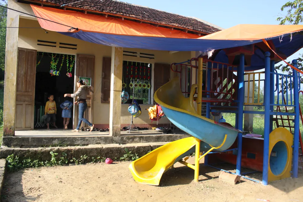 Quảng Ngãi: Trường mầm non suốt 26 năm không có nhà vệ sinh ảnh 3