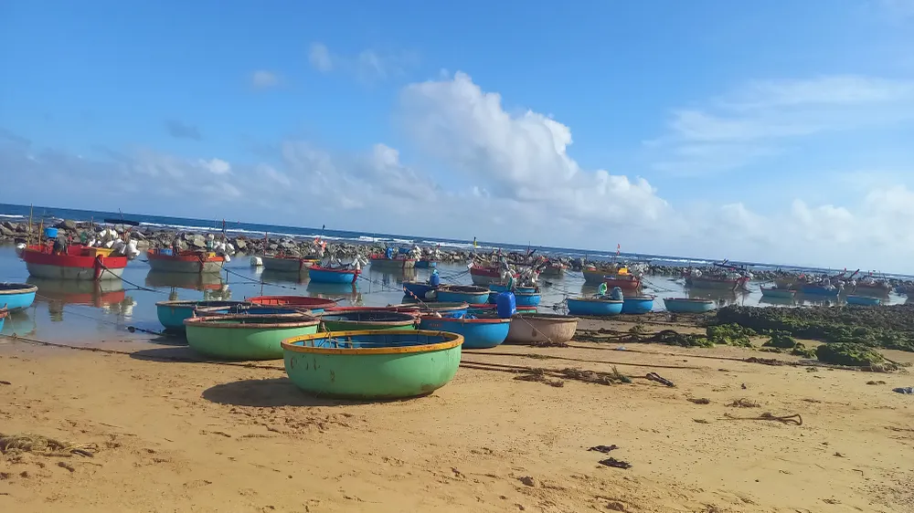 Quảng Ngãi: Người dân vui mừng khi công trình kè biển chống sạt lở đã hoàn thành ảnh 9