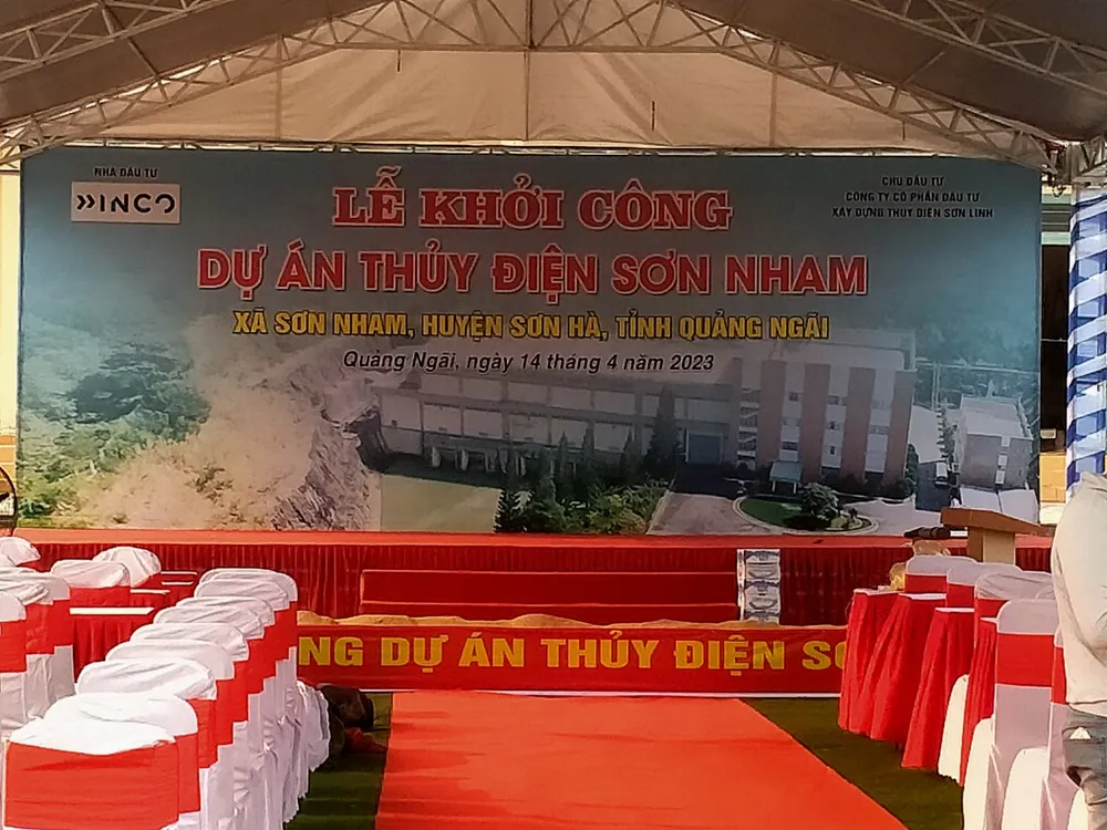 Một công ty giả mạo chủ đầu tư dựng rạp khởi công dự án vào ngày 14-4-2023