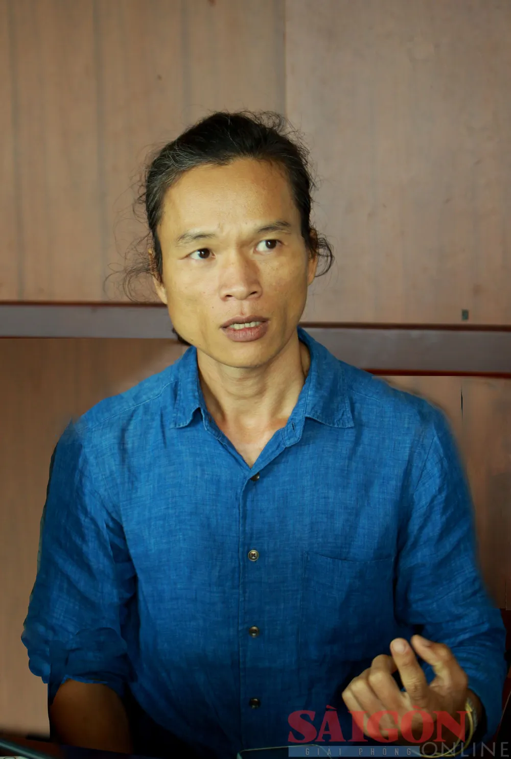 Anh Nguyễn Tiến Dũng, người bỏ phố lên rừng khởi nghiệp làm du lịch. Ảnh: NGUYỄN TRANG