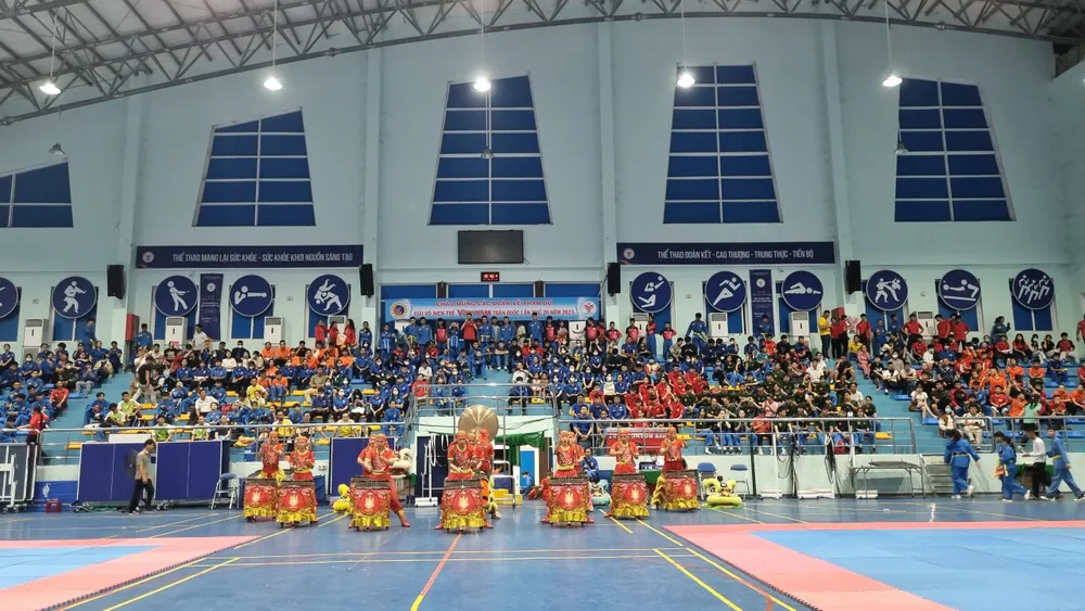 Sự kiện tổ chức Giải Vô địch trẻ Vovinam tại Nhà thi đấu đa năng tỉnh Quảng Ngãi