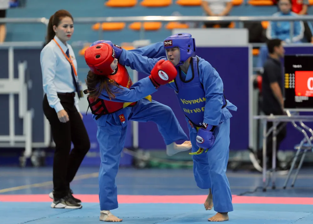Các đội nữ tham gia Giải Vô địch trẻ Vovinam