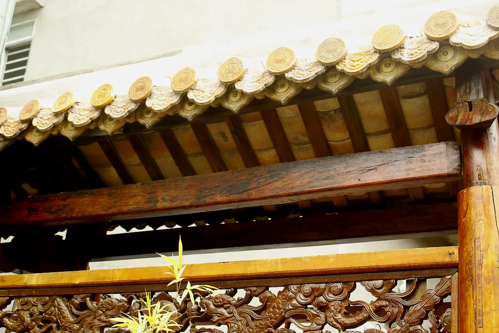 Kiến trúc mái cổ xưa. Ảnh: NGUYỄN TRANG