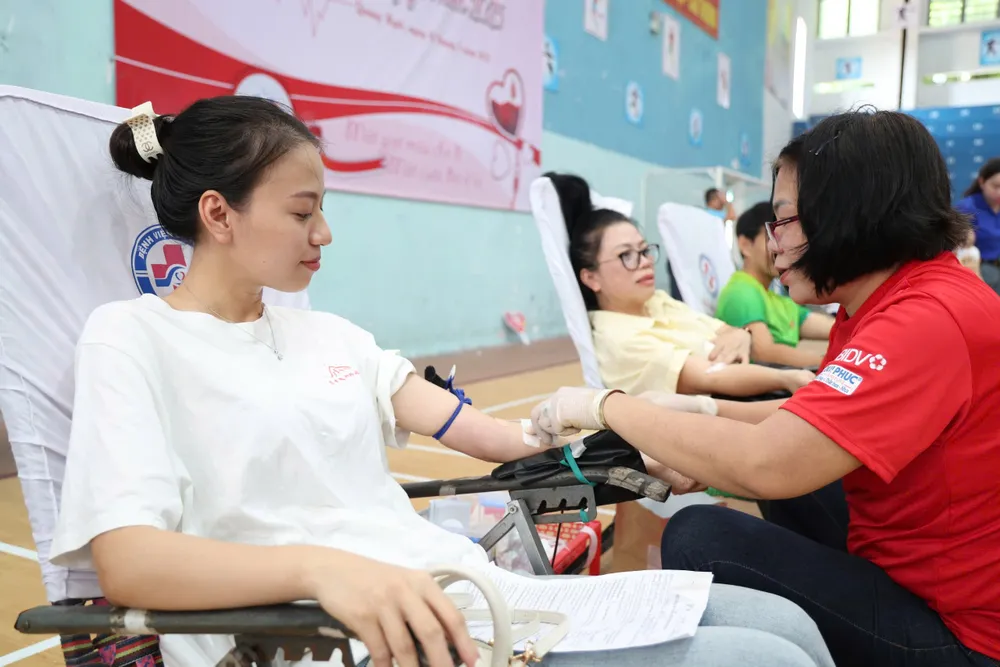 Tiếp nhận hơn 500 đơn vị máu tình nguyện trong “Ngày hội Hiến máu”