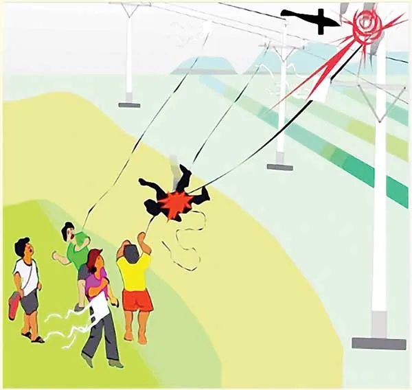 Phòng tai nạn điện và cháy,  nổ đường dây điện ngoài trời ảnh 1