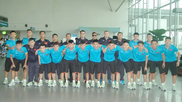 Đội tuyển futsal U.20 Việt Nam lên đường sang Thái Lan ảnh 1
