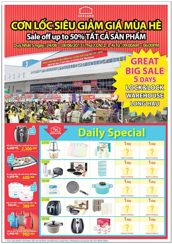 Ưu đãi lên đến 50% tại Lock&Lock F2C Long Hậu ảnh 1