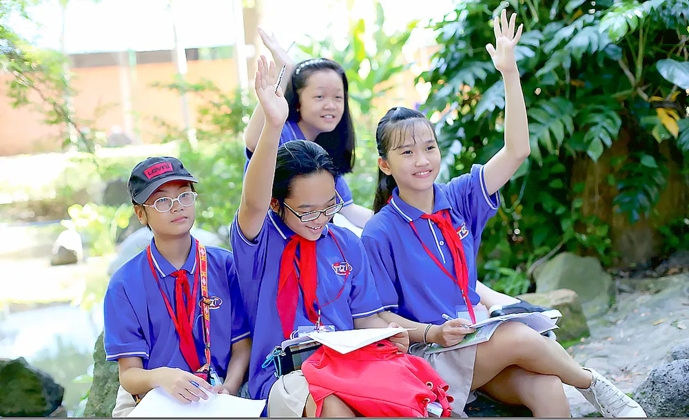 Sôi nổi với tiết học ngoài nhà trường ảnh 2