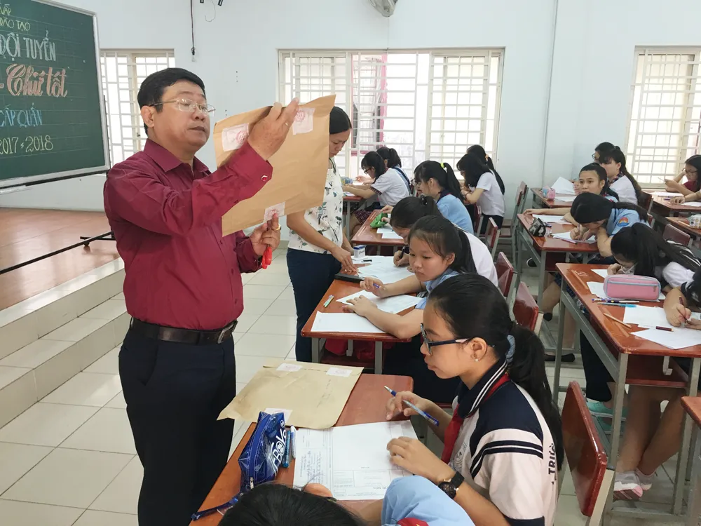 Cuộc thi “Văn hay chữ tốt” năm 2017 tại TPHCM“: 16 đơn vị hoàn thành vòng thi cấp quận, huyện ảnh 3