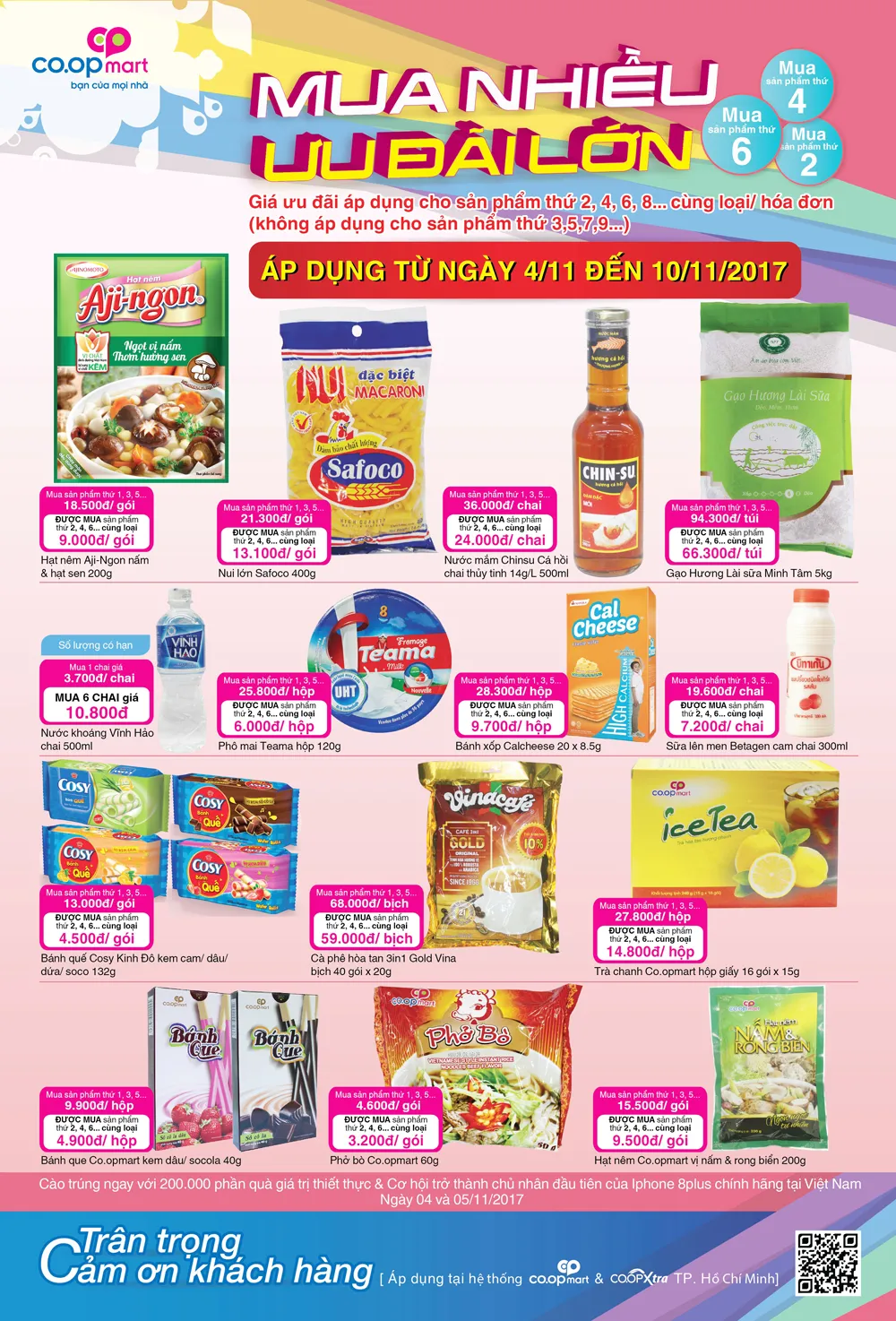 Siêu thị Co.opmart cả nước đồng loạt giảm giá khủng hạt nêm, phô mai, cà phê  ​ ảnh 1