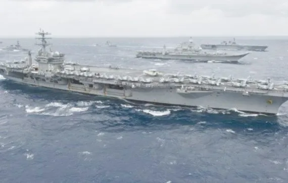 3 tàu sân bay Mỹ tập trận hải quân chung Nhật - Mỹ  ảnh 1
