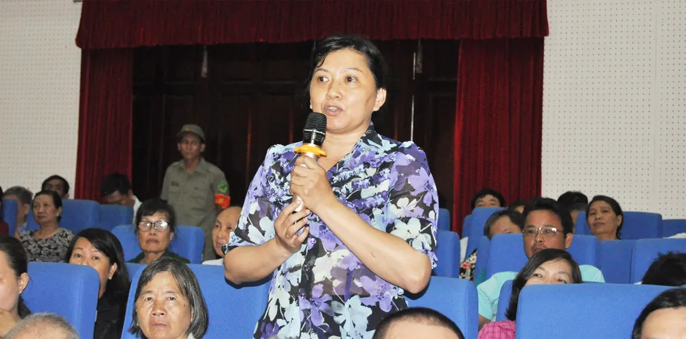 Cử tri nêu giải pháp tháo gỡ điểm nghẽn kẹt xe ảnh 1