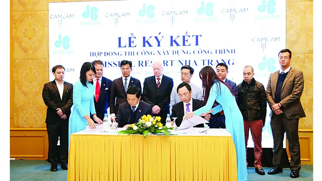 Hòa Bình ký hợp đồng thi công Dự án Swiss Belresort Nha Trang, giá trị 470 tỷ đồng ảnh 1