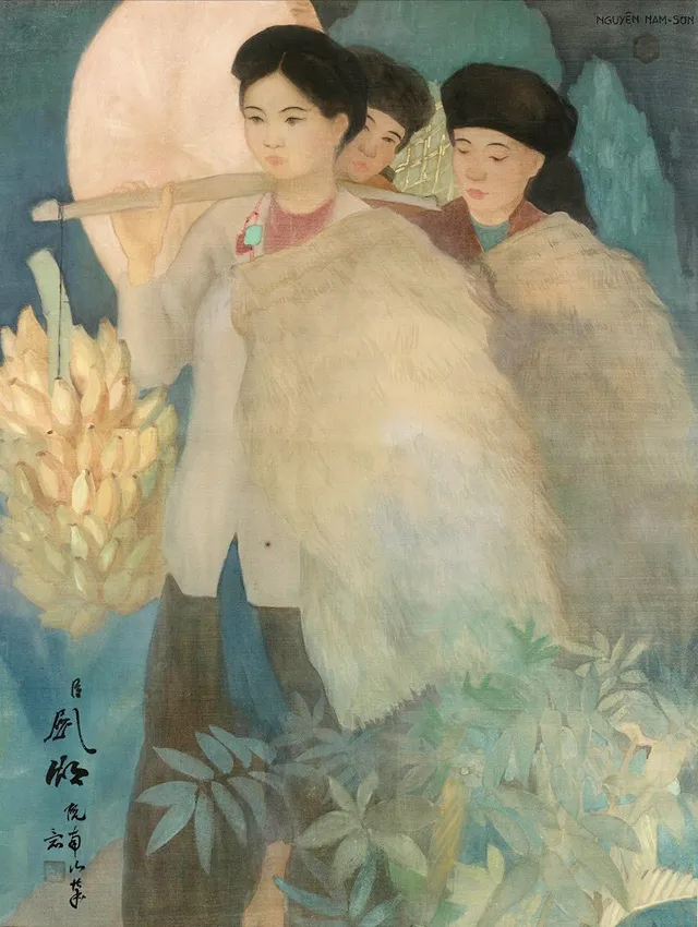 Tranh lụa Nam Sơn bán giá 205.000 euro tại Pháp ảnh 1