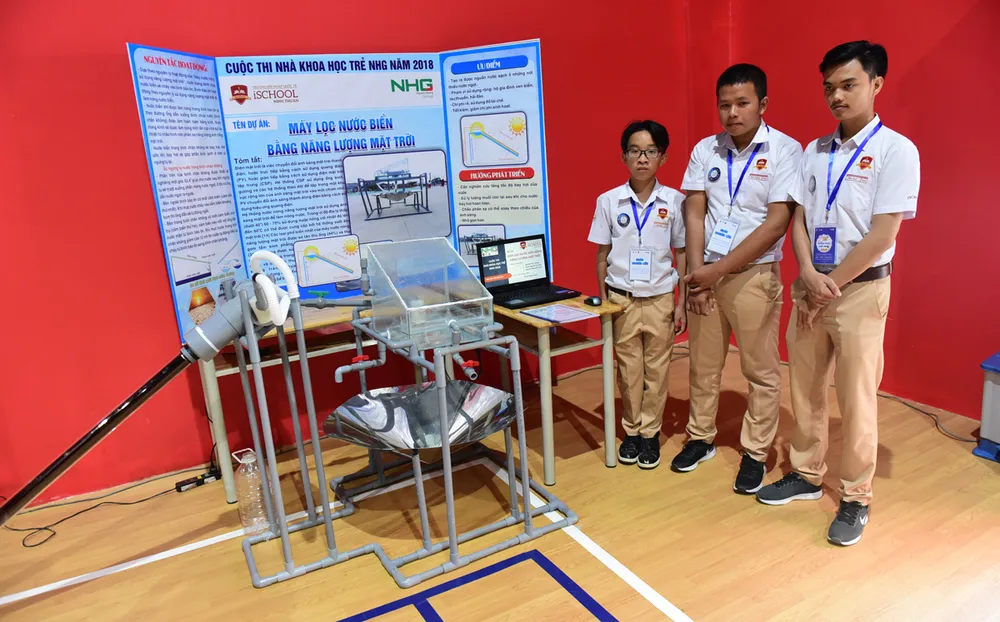 Sôi nổi vòng chung kết Hội thi Nhà khoa học Trẻ NHG 2018 ảnh 2