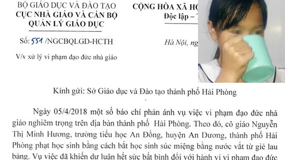 Xử lý hành vi vi phạm của giáo viên ảnh 1